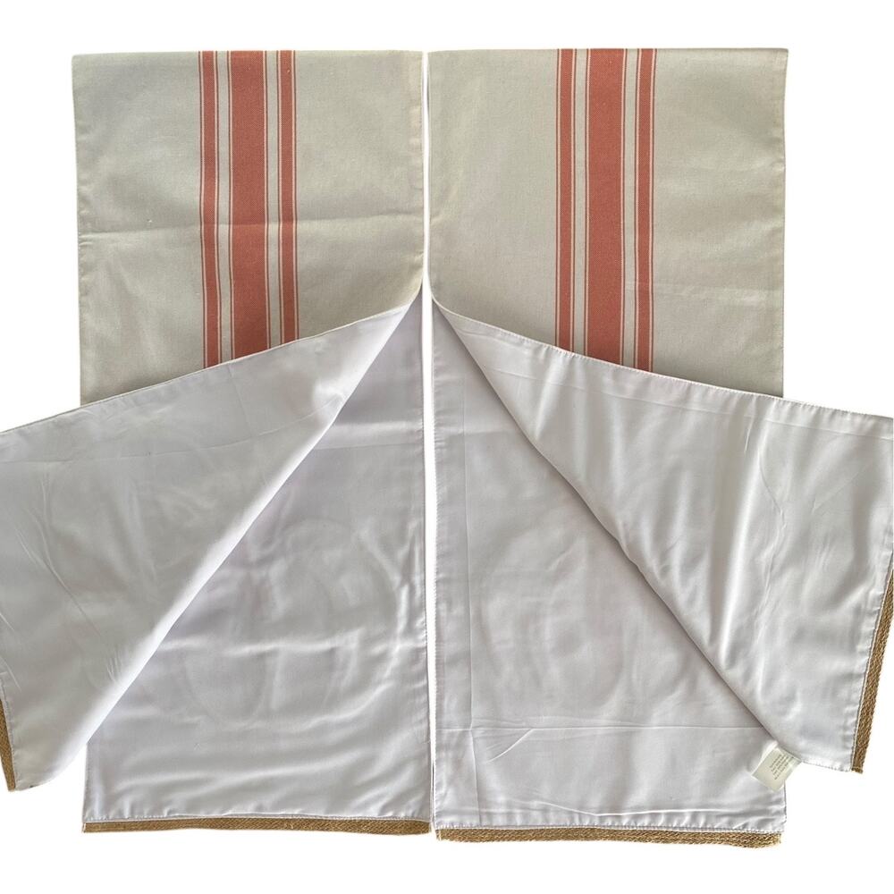 Splendid Home Embroidered Pumpkin Harvest Fall Table Runner 72" Length Set of 2 - Picture 2 of 6